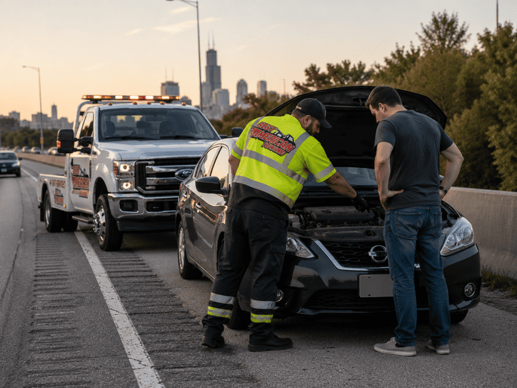 Roadside Assistance service in Fremont CA — Best American Towing